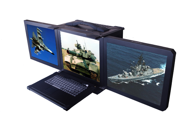 apc-8037三屏便携式服务器-pci/pcie加固便携机-联合工控